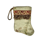 Handmade Mini Stocking from Antique and Vintage Textiles - Ornament B. Viz Design Q 