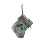 Handmade Mini Stocking from Antique and Vintage Textiles Ornament B. Viz Design S 