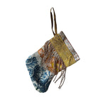 Handmade Mini Stocking from Antique and Vintage Textiles Ornament B. Viz Design U 