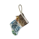 Handmade Mini Stocking from Antique and Vintage Textiles Ornament B. Viz Design W 