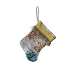 Handmade Mini Stocking from Antique and Vintage Textiles Ornament B. Viz Design X 