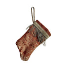 Handmade Mini Stocking from Antique Textiles - Rosie Mauve Ornament B. Viz Design E 