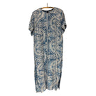 Handwoven Flax Linen Kaftan from Thailand Kaftan Bangkok D 