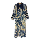 Handwoven Flax Linen Kaftan from Thailand Kaftan Bangkok E 