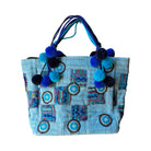 Hmong Purse from Bangkok Purse Bangkok Light Blue 
