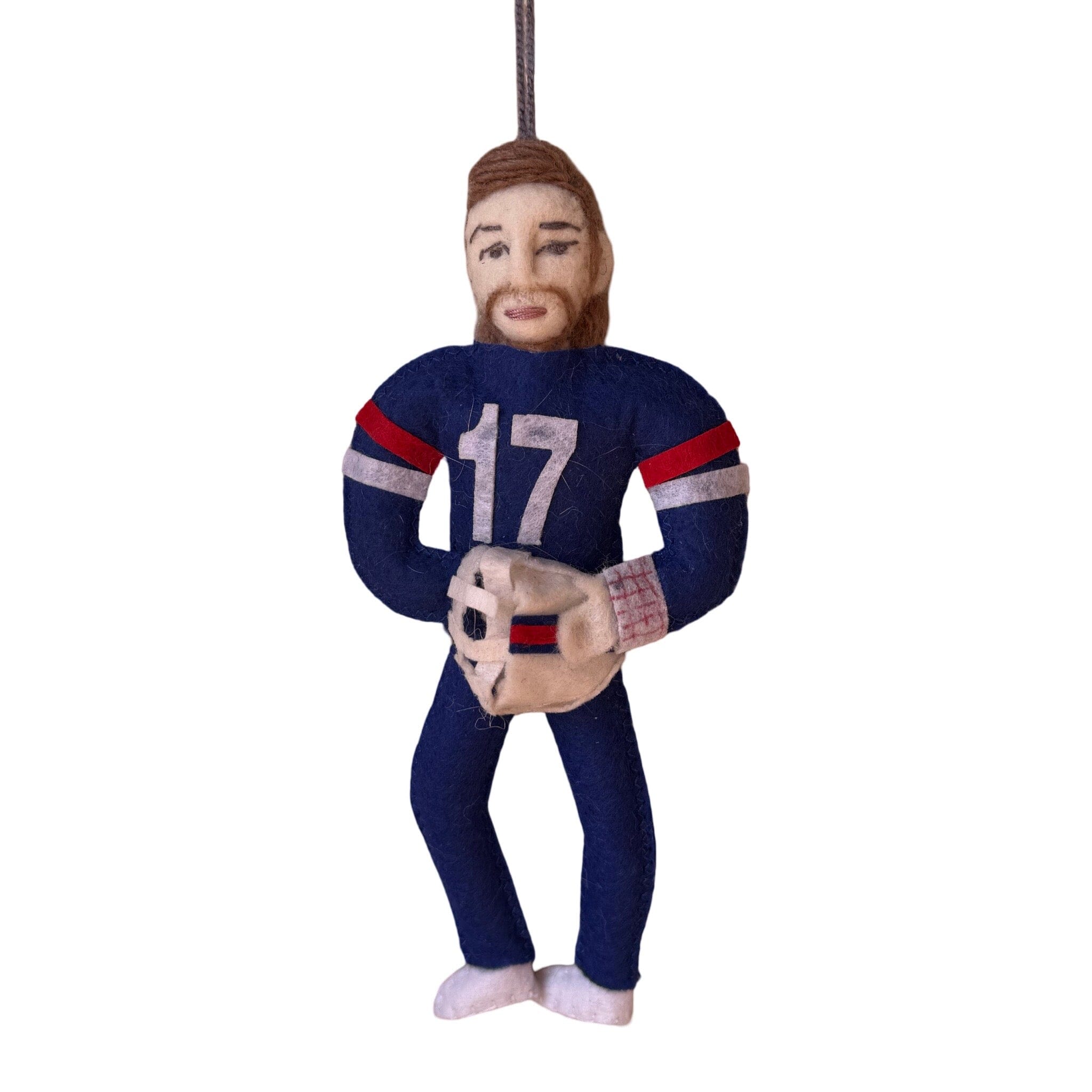 "Josh Allen" Felt Ornament Holiday Ornaments Silk Road Bazaar 