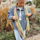 Kantha Scarf Scarves | Made From Recycled Cotton Saris Seeds 