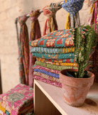 Kantha Scarf Scarves | Made From Recycled Cotton Saris Seeds 