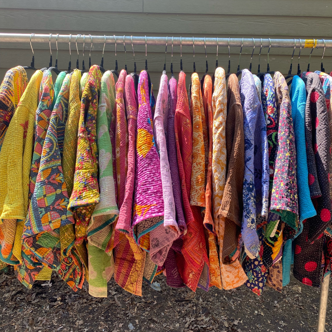Kantha Shirt | Made From Recycled Cotton Kanthas One Size Seeds 
