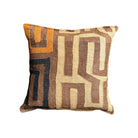 Kuba Cloth Pillow (#M012226 | 18" x 19") Pillows B. Viz Design 