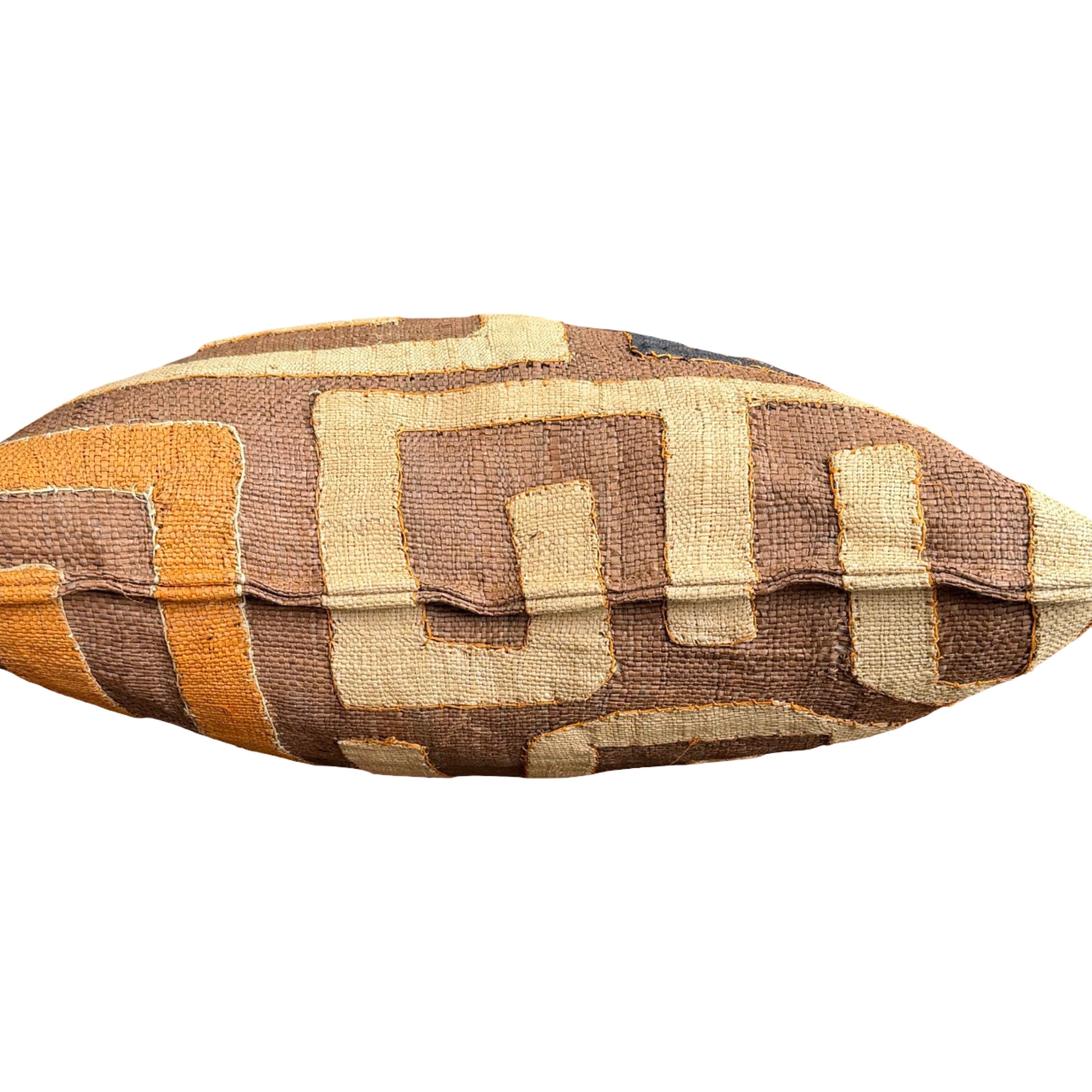 Kuba Cloth Pillow (#M012226 | 18" x 19") Pillows B. Viz Design 