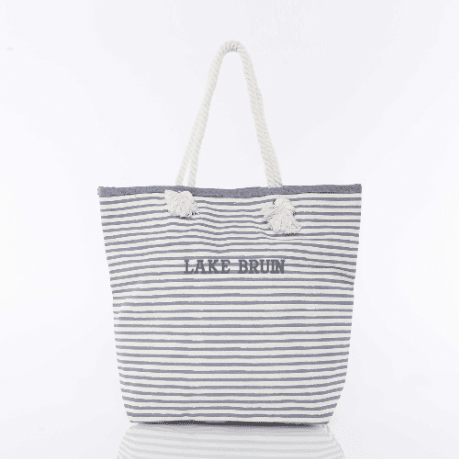 "Lake Bruin" Knotted Rope Tote Tote CB Station 