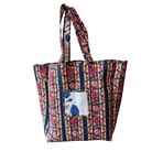 Large Reversible Printed Cotton Travel Tote Tote The Roots 