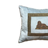 Late 16th or 17th C. British Embroidery Applique (#A101223 | 11" x 13") New Pillows B. Viz Design 