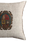 Late 19th or Early 20th C. European Heraldic Applique (#A021026 | 20 x 20") New Pillows B. Viz Design 