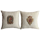 Late 19th or Early 20th C. European Heraldic Applique (#A021026 | 20 x 20") New Pillows B. Viz Design 