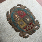 Late 19th or Early 20th C. European Heraldic Applique (#A021026 | 20 x 20") New Pillows B. Viz Design 