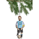 "Lionel Messi" Felt Ornament Holiday Ornaments Silk Road Bazaar 