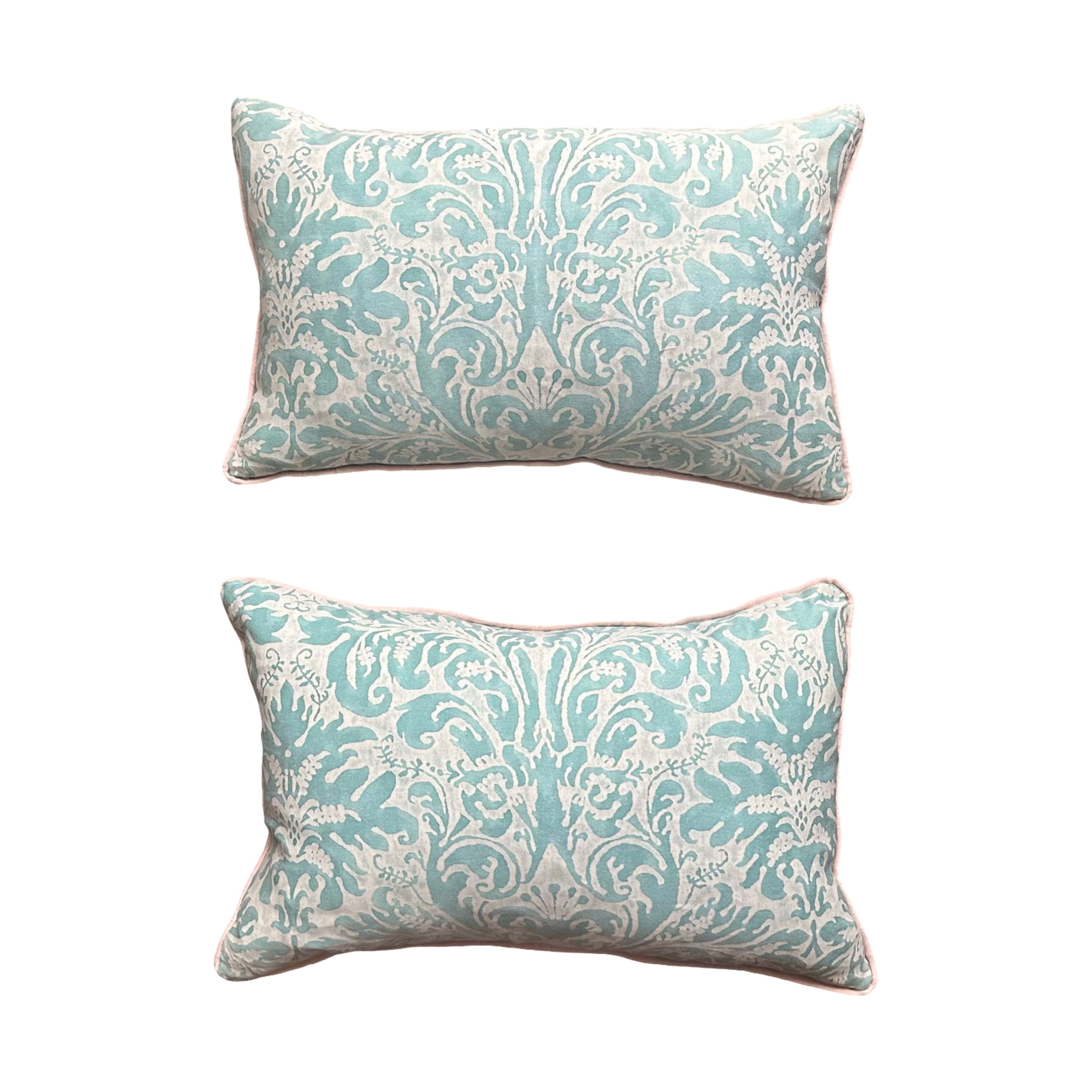 Lucretia Fortuny (#F042125A&B | 12 x 19") Pillows B. Viz Design 