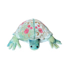 MEGAN Hand Embroidered Silk Velvet Shaded Lagoon Medium Turtle Objet d'Art Anke Drechsel 