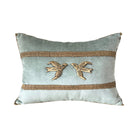 Mid 20th C. Raised Gold Metallic Embroidery (#E042225A&B | 11.5 x 16") New Pillows B. Viz Design 