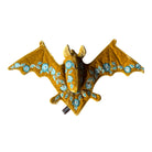 MOIRA Hand Embroidered Silk Velvet Bat Objet d'Art Anke Drechsel Antique Gold 