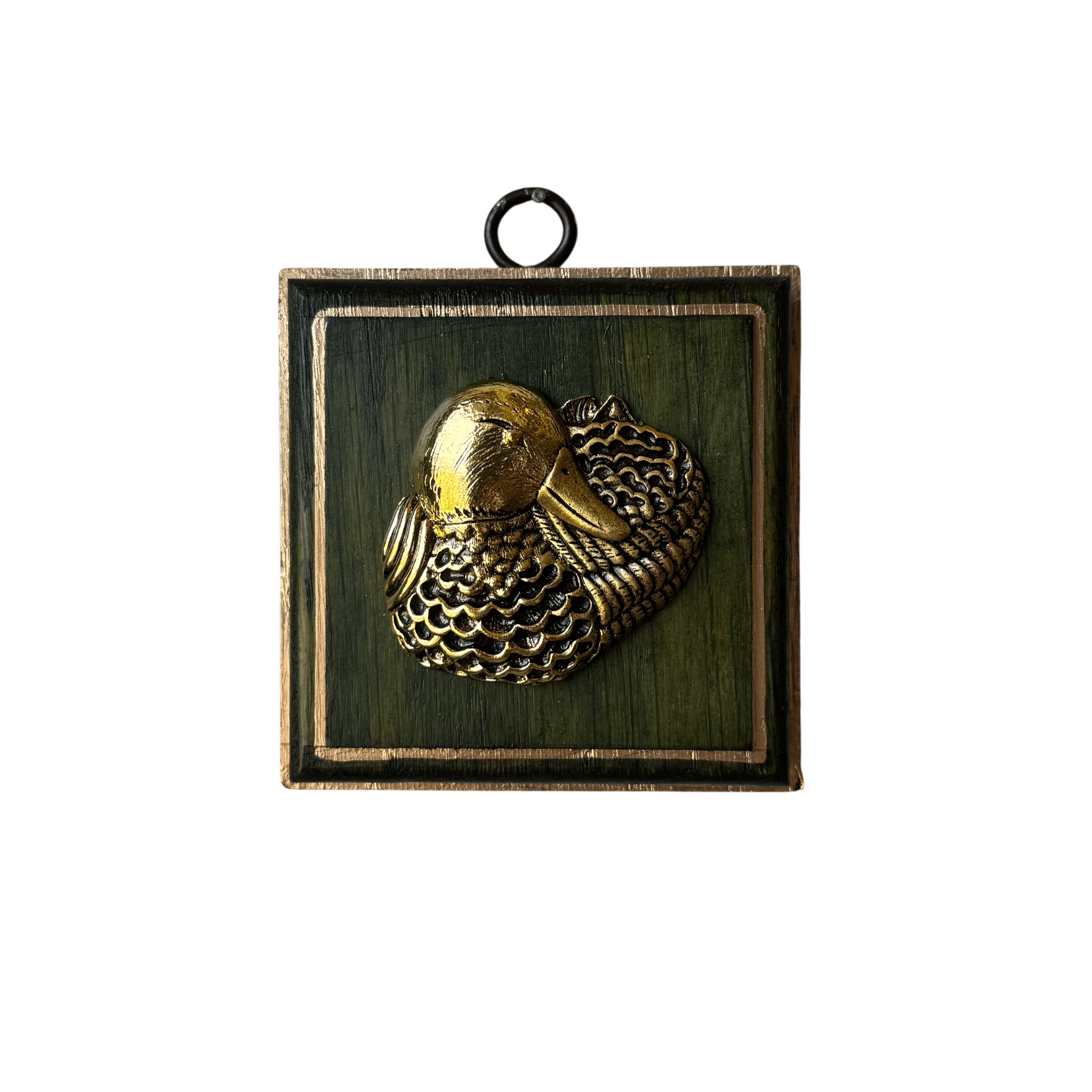 Painted Frame with Ducks (#10679 | 3 1/4" x 1") Objet d'Art Museum Bees 