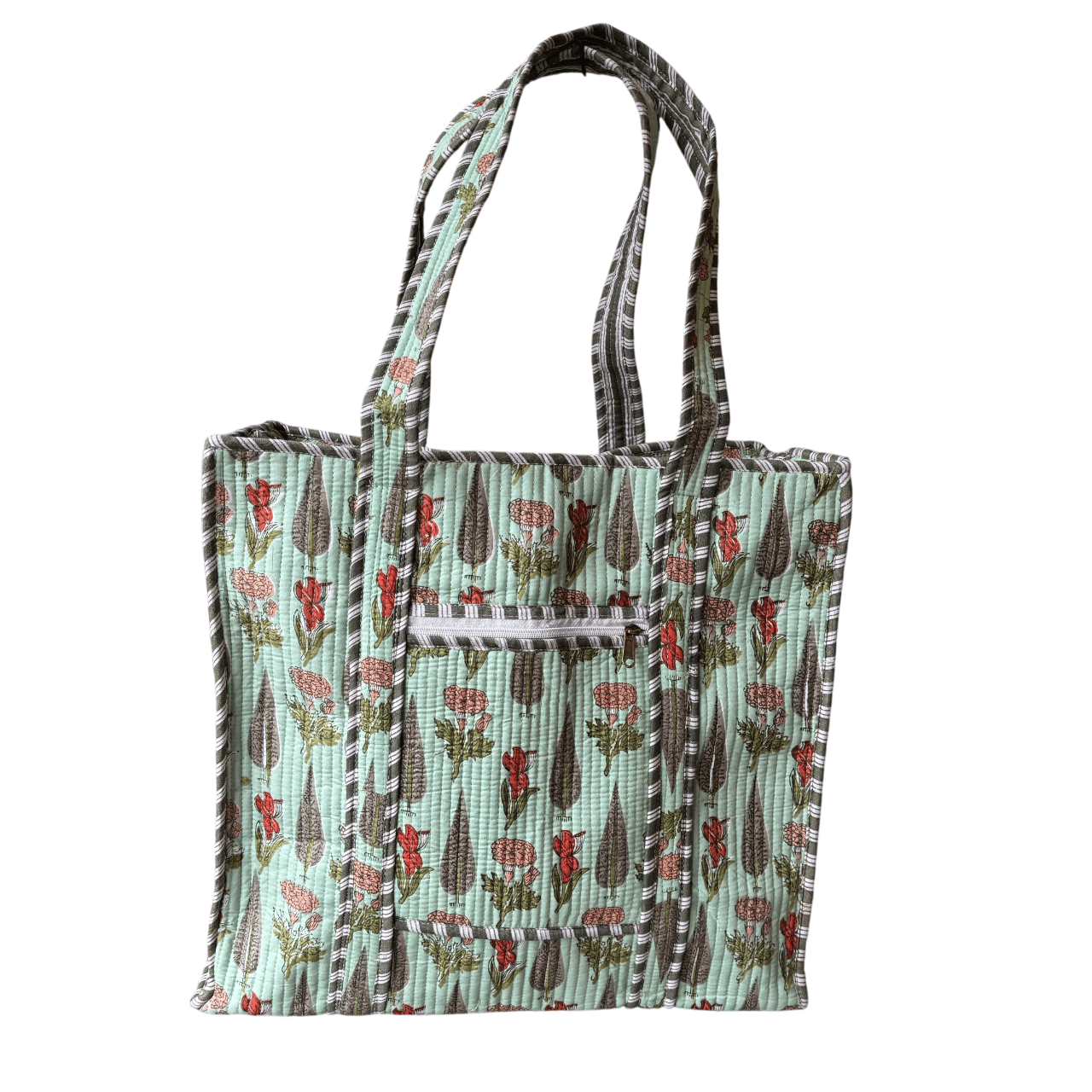 Printed Cotton Travel Totes Tote The Roots Tote F 