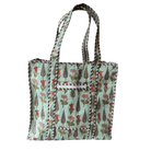 Printed Cotton Travel Totes Tote The Roots Tote F 