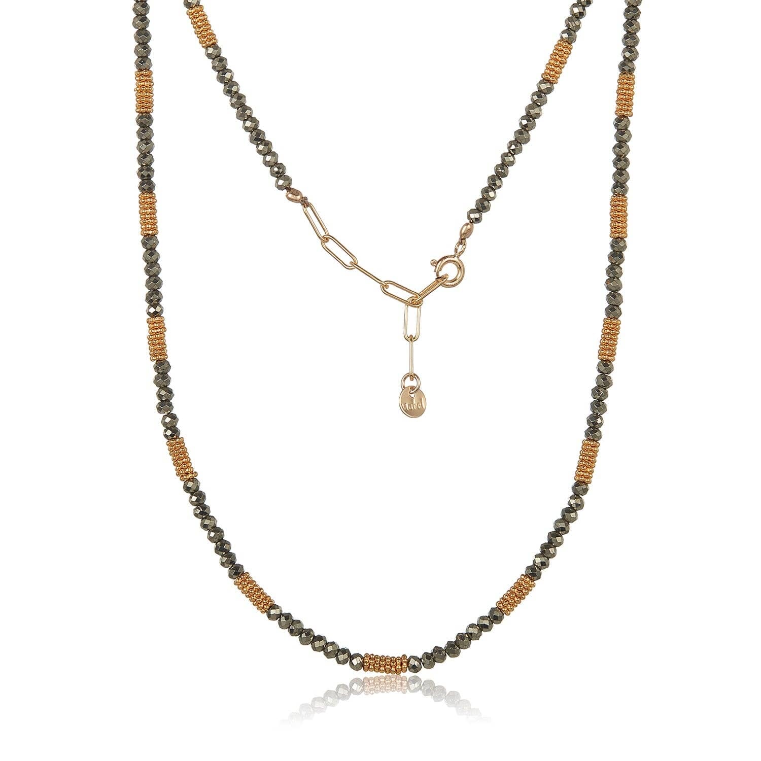 Pyrite Choker Necklace Mabel Chong 