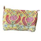 Quilted Block Print Toiletry Bag | 7x5x5 Bag KKhandicrafts75 K 