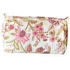 Quilted Block Print Toiletry Bag | 7x5x5 Bag KKhandicrafts75 O 