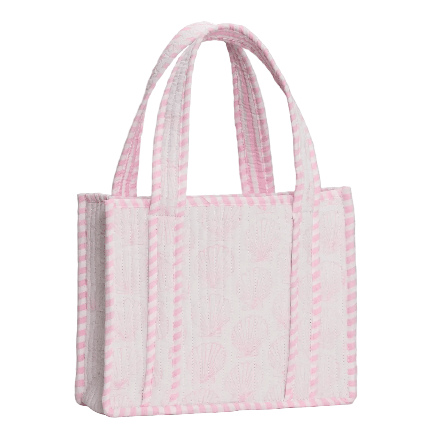 Quilted Mini Tote Bag Tote ferm Pink 