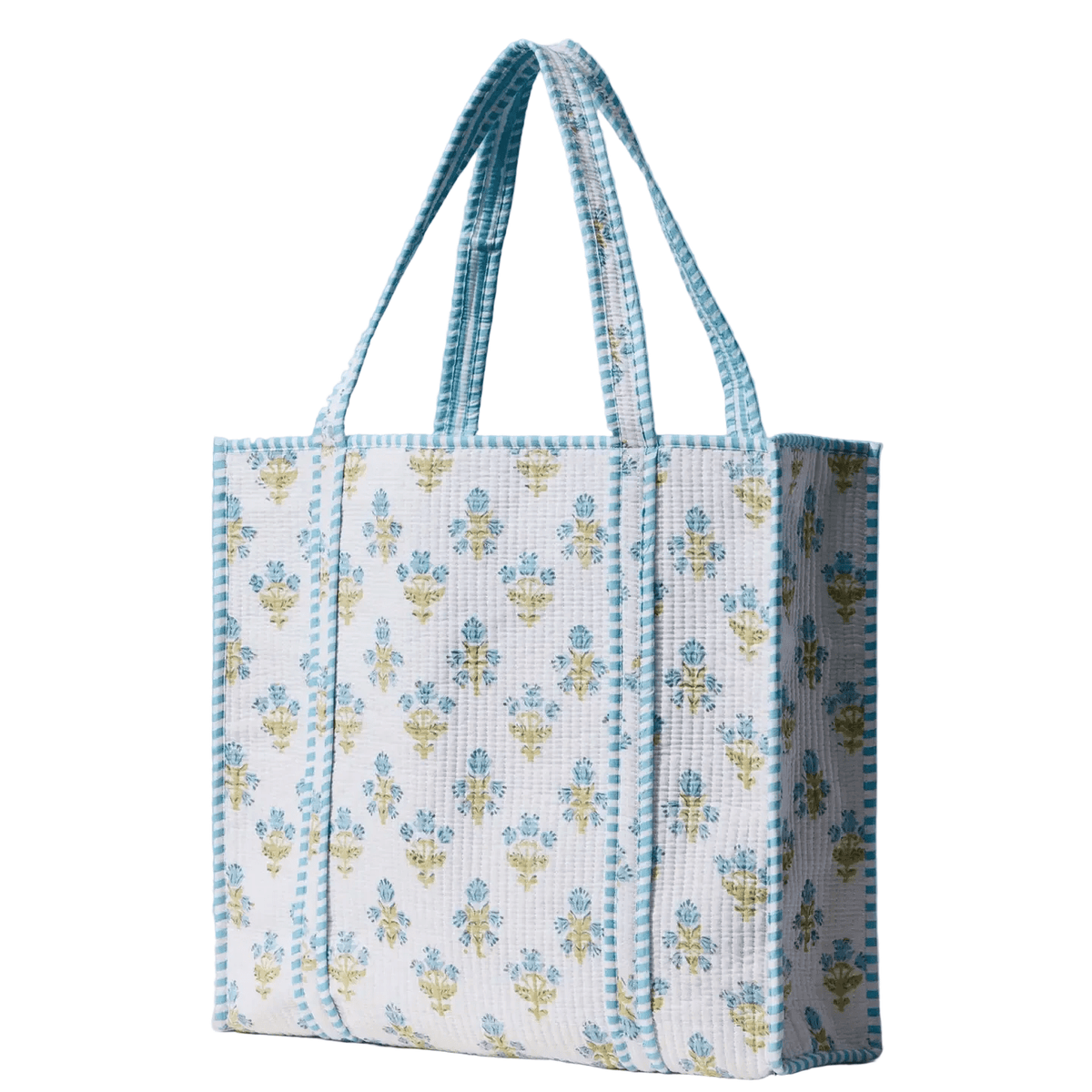 Quilted Tote Bag Tote ferm White 