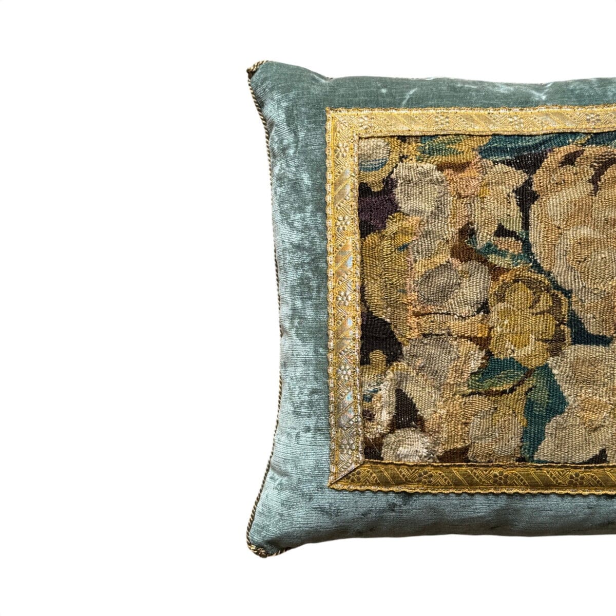 RESERVED: 17th C. Tapestry Fragment (T132223 | 16 x 18") New Pillows B. Viz Design 
