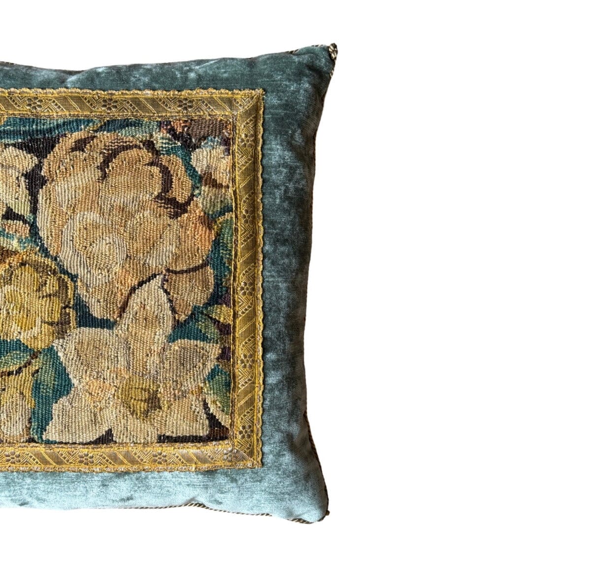 RESERVED: 17th C. Tapestry Fragment (T132223 | 16 x 18") New Pillows B. Viz Design 