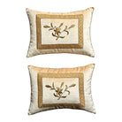 RESERVED: Antique Ottoman Empire Raised Gold Embroidery (#E050525A&B | 11 x 15") New Pillows B. Viz Design 