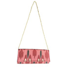 Silk Ikat Clutch Purse with Crossbody Chain Strap Purse Becky Vizard 