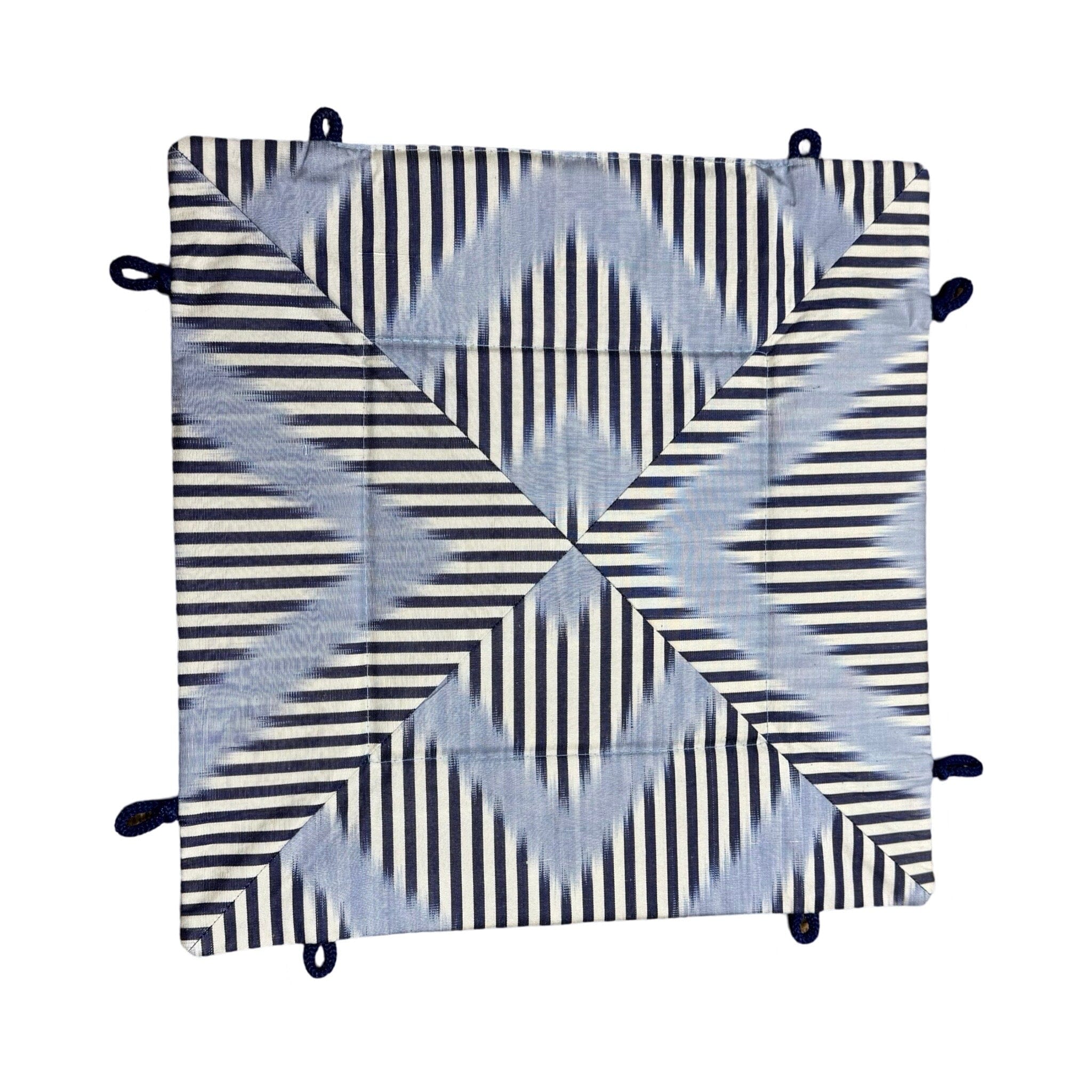 Silk Ikat Trinket Tray from Uzbekistan Trinket Tray Fergana Aziz Tray H 