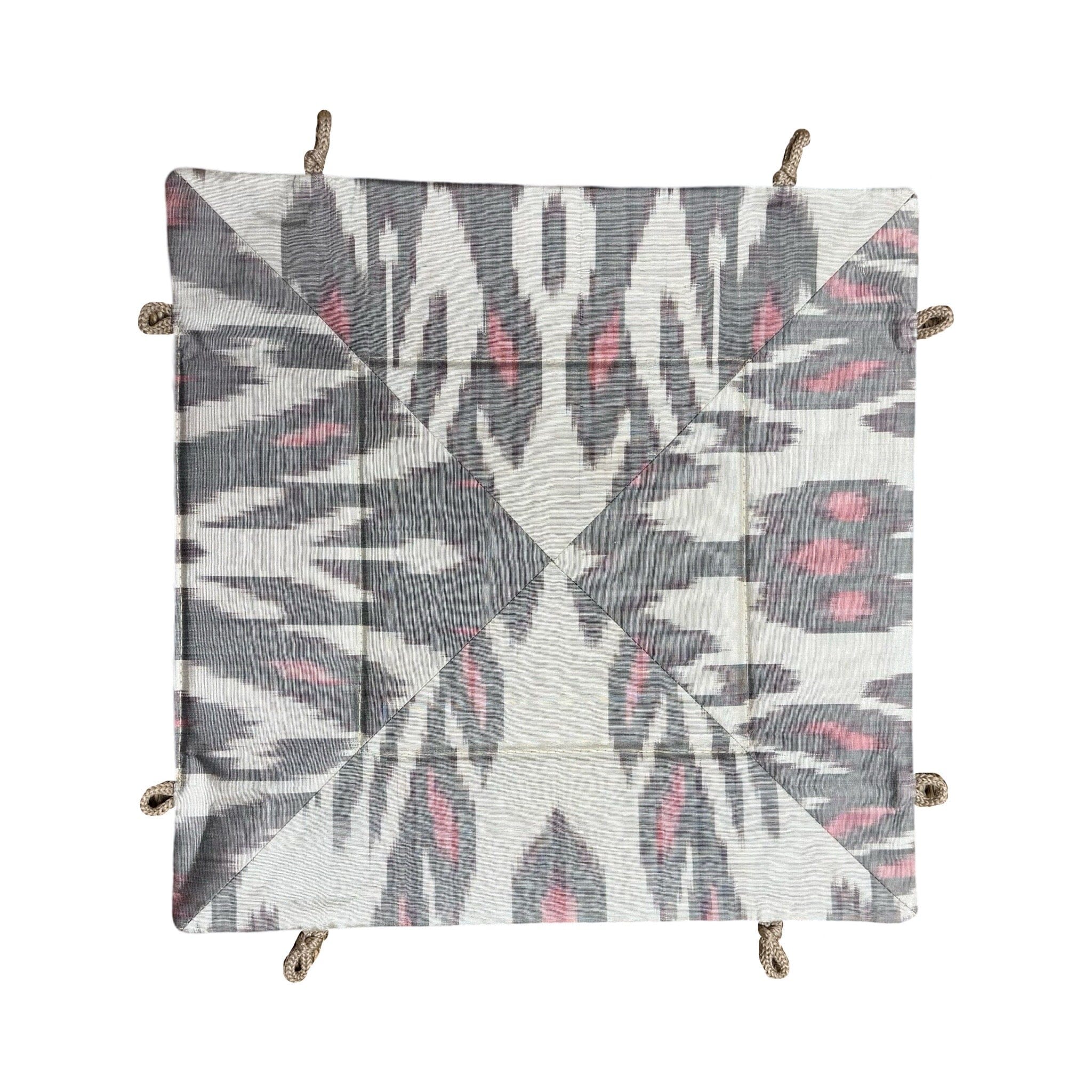 Silk Ikat Trinket Tray from Uzbekistan Trinket Tray Fergana Aziz Tray M 