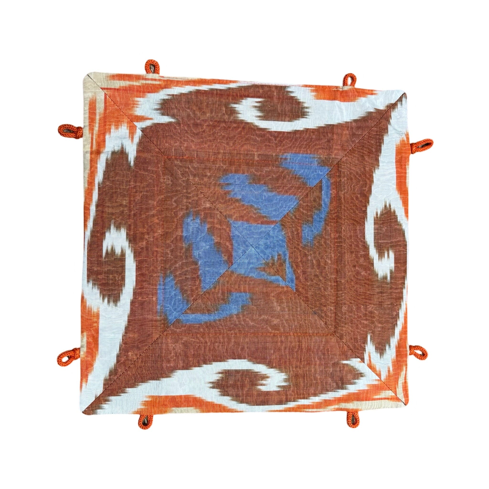 Silk Ikat Trinket Tray from Uzbekistan Trinket Tray Fergana Aziz Tray O 
