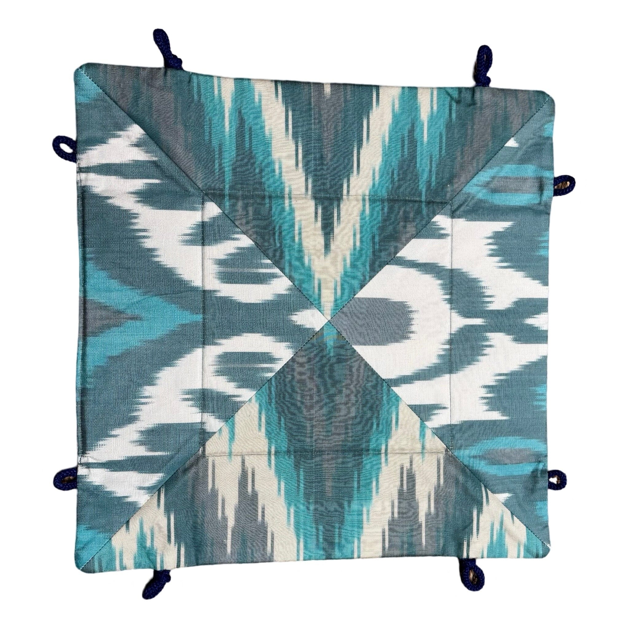 Silk Ikat Trinket Tray from Uzbekistan Trinket Tray Fergana Aziz Tray R 