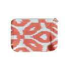 Silk Ikat Zipper Pouch From Uzbekistan Zipper Pouch Fergana Aziz A (8 x 5 1/2") 