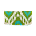 Silk Ikat Zipper Pouch From Uzbekistan Zipper Pouch Fergana Aziz K (11 1/2 x 5 3/4') 