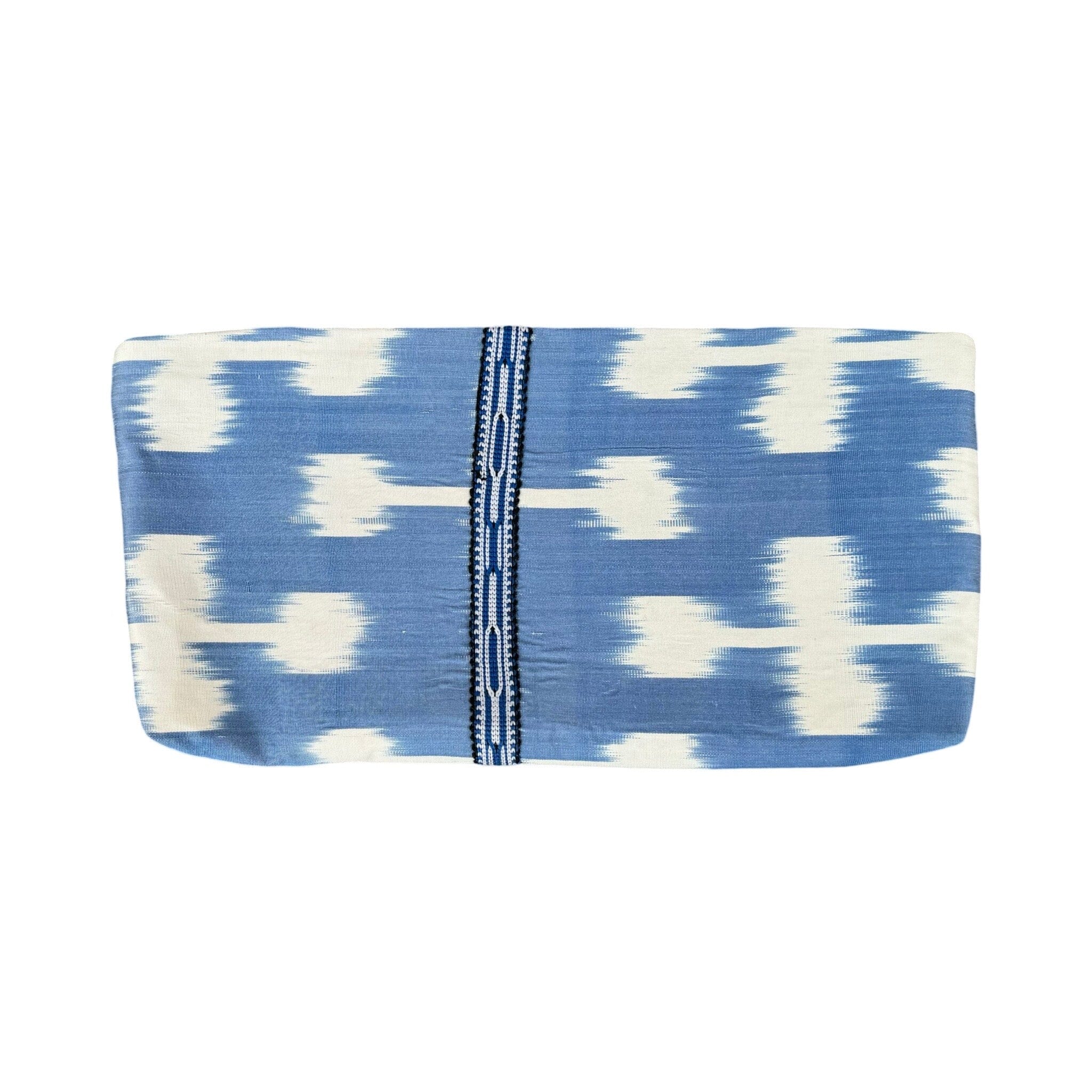 Silk Ikat Zipper Pouch From Uzbekistan Zipper Pouch Fergana Aziz M (11 1/2 x 6") 