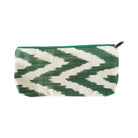 Silk Ikat Zipper Pouch From Uzbekistan Zipper Pouch Fergana Aziz O (11 1/2 x 5 1/2") 