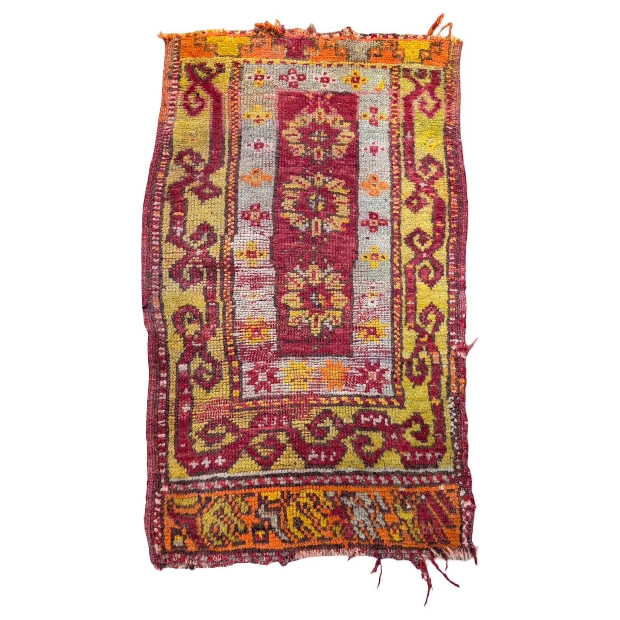 Small Antique Oushak Turkish Rug | 40 x 24 Rug Anatolian Rugs 