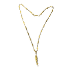 Small Gold Fish Pendant with Pearl on Fish Chain Necklace Eyup Gunduz 