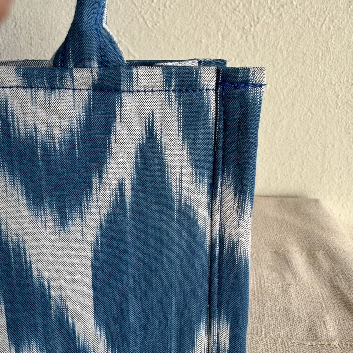 Small Square Silk Ikat Purse from Uzbekistan Tote Fergana Aziz 