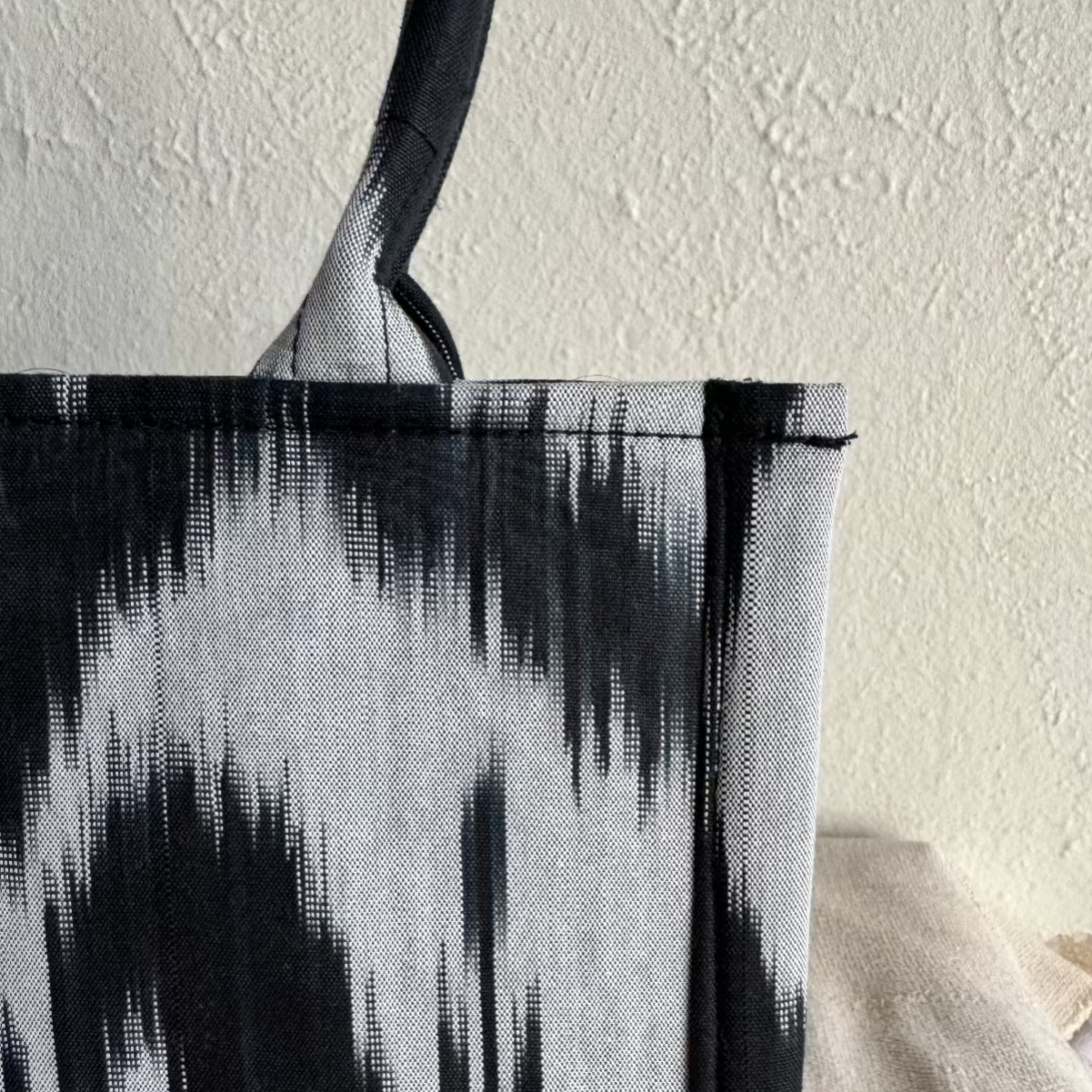 Small Square Silk Ikat Purse from Uzbekistan Tote Fergana Aziz 